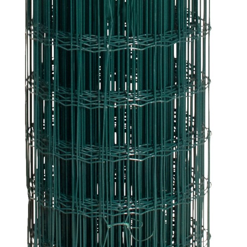 Tela alambrado verde malha 10 x 5 cm fio 2,5 mm com 1,0 x 25 m Tela alambrado verde malha 10 x 5 cm fio 2,5 mm com 1,0 x 25 m