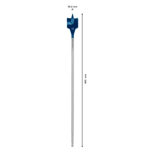 Broca chata para madeira 35 x 400 mm Expert - Self Cut Speed