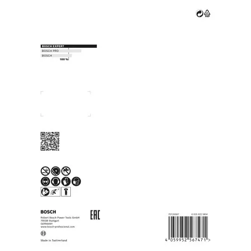 Disco de corte multi material em tungstênio 125 x 22,23 mm - Expert Carbide Multi Wheel