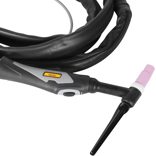 Tocha TIG TTV 206 3 metros conector 13 mm e adaptador M10 do gás Tocha TIG TTV 206 3 metros conector 13 mm e adaptador M10 do gás
