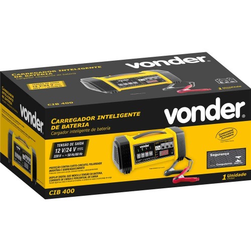 Carregador inteligente de bateria 12/24V- CIB 400     220V