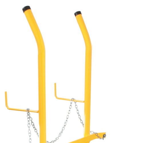 Carro para transporte de oxignio e acetileno capacidade para 2 cilindros