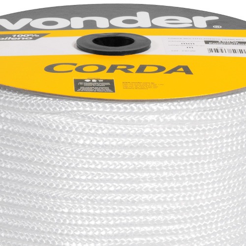 Corda multifilamento tran�ada 8 mm rolo com 258 metros