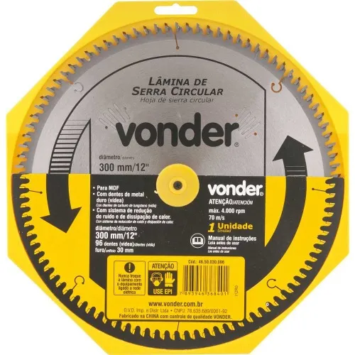 Disco de serra para madeira 300 x 30 mm 96 dentes