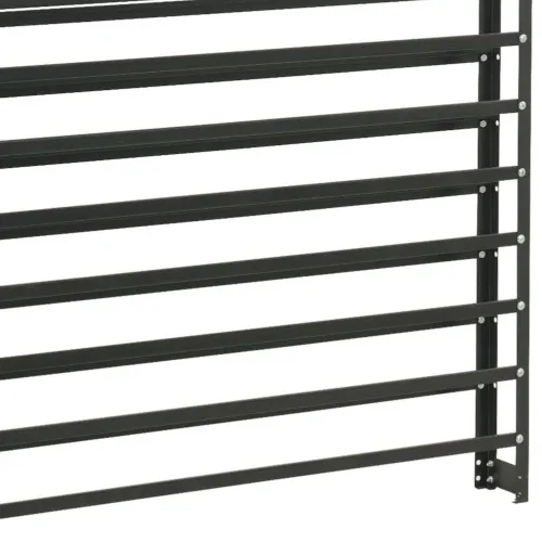 Estante metálica para gavetas 150 x 101 x 16 cm