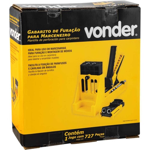 Jogo de gabarito de furao para marceneiro