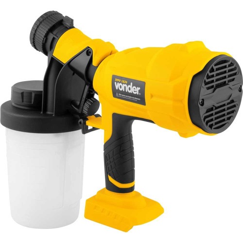 Pistola de pintura HVLP tipo sucção a bateria 18V Sem bateria - IPPV 1826 Pistola de pintura HVLP tipo sucção a bateria 18V Sem bateria - IPPV 1826