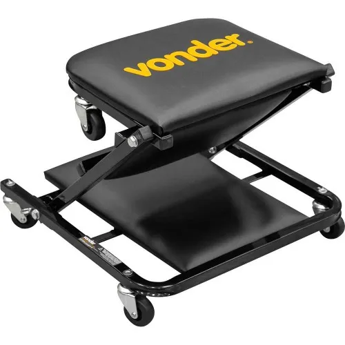 Carrinho esteira/banqueta para mecânico 92 cm 110 kg 2 em 1 