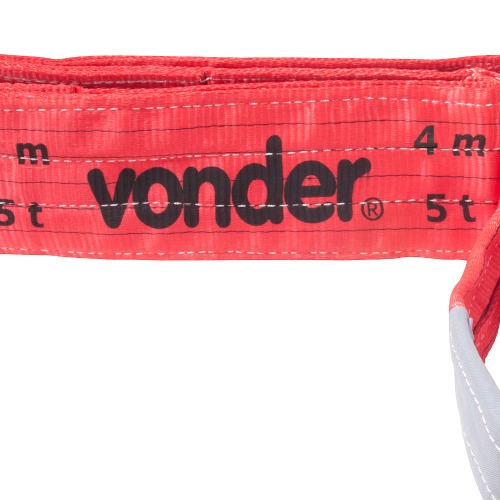 Cinta plana para elevação de carga até 5 toneladas 4 metros Cinta plana para elevação de carga até 5 toneladas 4 metros