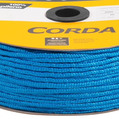 Corda multifilamento tran�ada 3 mm com rolo de 625 metros