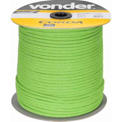 Corda caminhoneiro 8 mm rolo com 228 metros