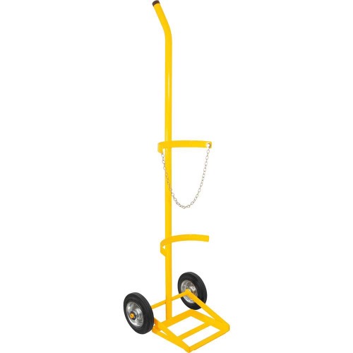 Carro para transporte de oxigênio e acetileno capacidade para 1 cilindro Carro para transporte de oxigênio e acetileno capacidade para 1 cilindro