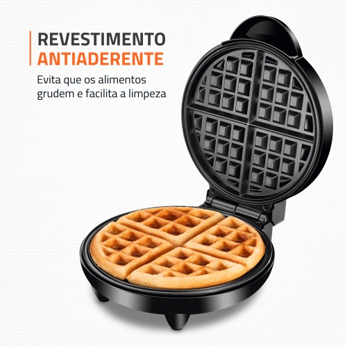 Máquina de Waffle antiaderente 1200W Grill Pratic Waffle - GW-01  110V Máquina de Waffle antiaderente 1200W Grill Pratic Waffle - GW-01  110V