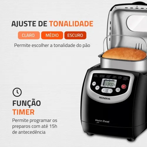 Panificadora Automática 700W Master Bread - NPF-53  110V