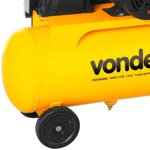 Compressor de ar 7,4 ps 23,5L 1,5 hp 125 lbs monofsico  110V