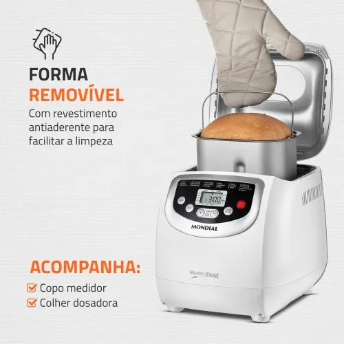 Panificadora Automática 700W 19 programas Master Bread - NPF-54  110V