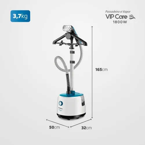 Passadeira a vapor 1.800 watts Vip Care - VP-07 110V - Vip Care VP