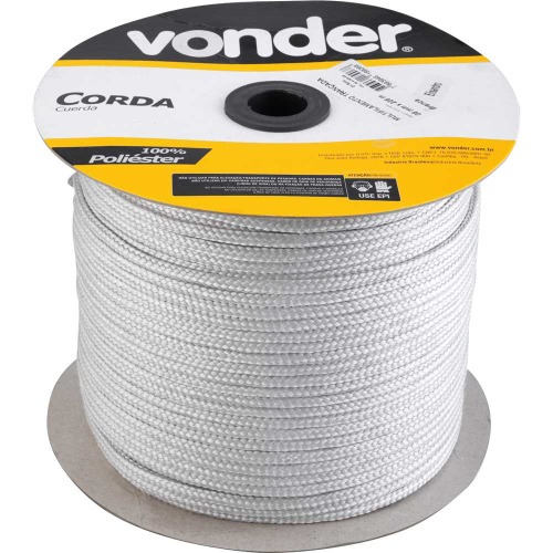 Corda multifilamento trançada 8 mm rolo com 228 metros  Corda multifilamento trançada 8 mm rolo com 228 metros