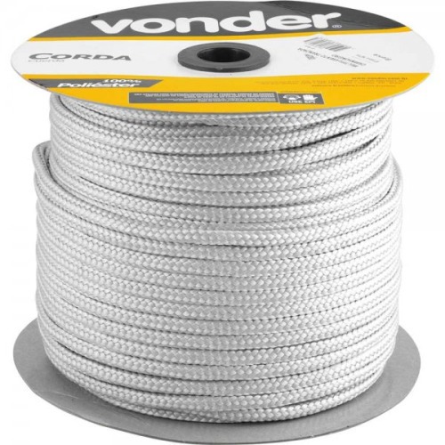 Corda multifilamento tranada, 10 mm com rolo de 147 metros