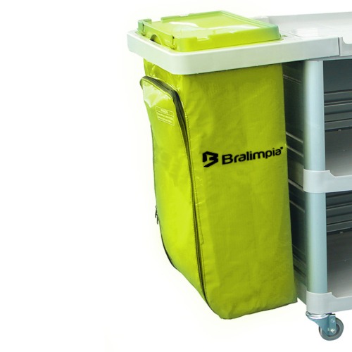 Carro funcional extra com 1 bolsa com fechamento Carro funcional extra com 1 bolsa com fechamento