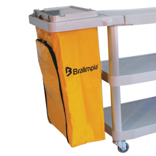 Carro funcional extra com 2 bolsas amarela e azul - CEAMAZ Carro funcional extra com 2 bolsas amarela e azul - CEAMAZ