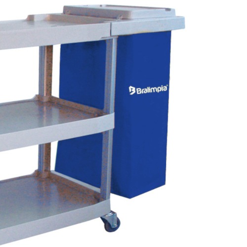 Carro funcional extra com 2 bolsas amarela e azul - CEAMAZ Carro funcional extra com 2 bolsas amarela e azul - CEAMAZ