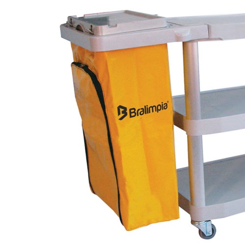 Carro funcional extra com 2 bolsas amarela e verde - CEAMVD