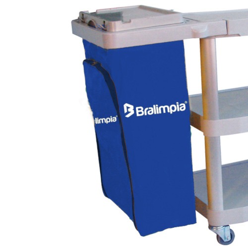 Carro funcional extra com 2 bolsas azul - CEAZAZ Carro funcional extra com 2 bolsas azul - CEAZAZ