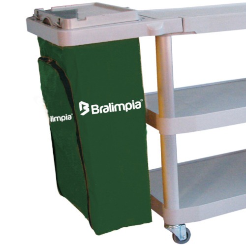 Carro funcional extra com 2 bolsas verde - CEVDVD