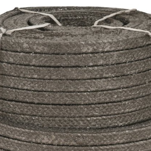 Gaxeta de algodão quadrada grafitada 1/4 Gaxeta de algodão quadrada grafitada 1/4