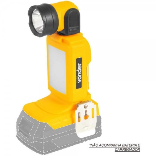 Lanterna de LED bateria intercambiável 18V s/ bateria ILV 1810 Lanterna de LED bateria intercambiável 18V s/ bateria ILV 1810