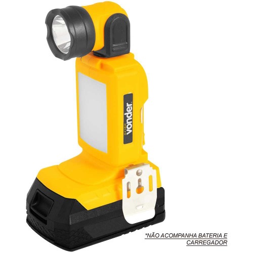 Lanterna de LED bateria intercambiável 18V s/ bateria ILV 1810 Lanterna de LED bateria intercambiável 18V s/ bateria ILV 1810