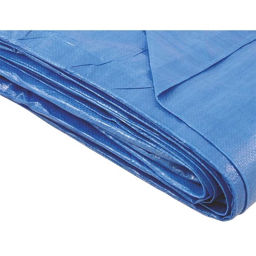 Lona refor�ada de polietileno azul 7 m x 3 m