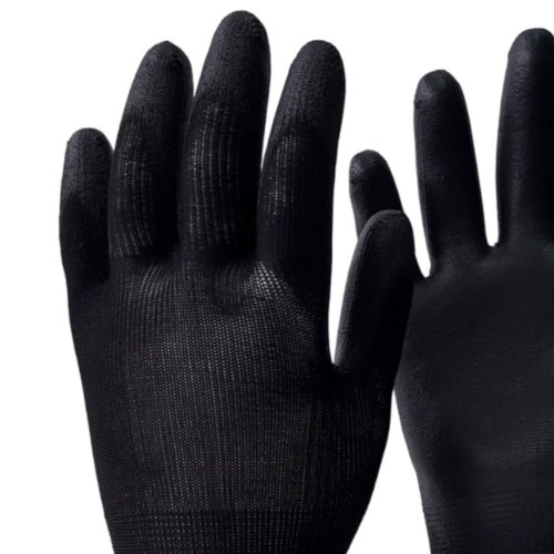 Luva de malha poliéster com palma banhada em PU Tam 9 - Supertact PU Luva de malha poliéster com palma banhada em PU Tam 9 - Supertact PU