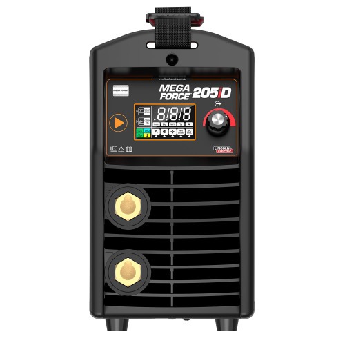 Inversora de solda 200A display Led para Eletrodo e Tig - Mega Force 205iD  110V/220V