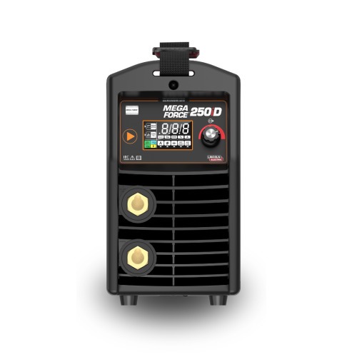 Inversora de solda 250A display Led para Eletrodo e Tig - Mega Force 250iD  110V/220V