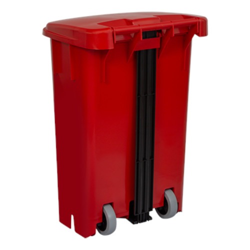 Cesto coletor de lixo com pedal 100L com rodas - CP11VM