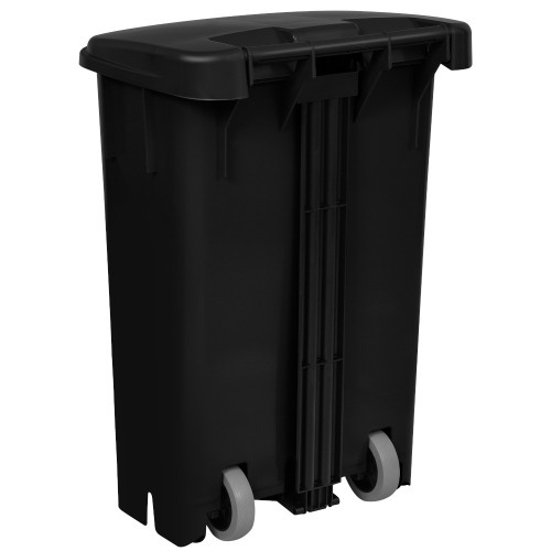 Cesto coletor de lixo com pedal 100 litros com rodas - CP11PR