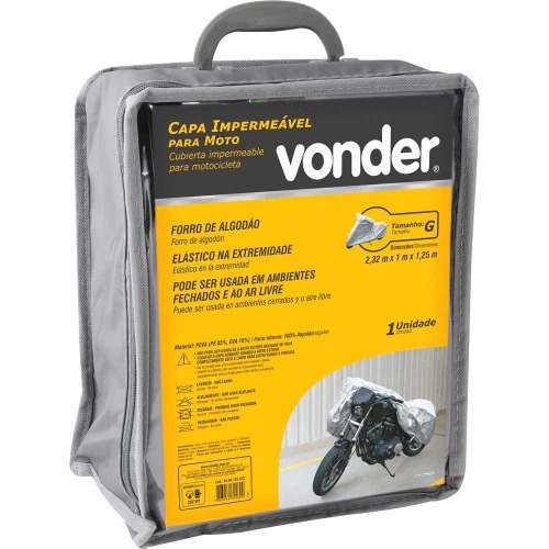 Capa impermeável para moto tamanho G Capa impermeável para moto tamanho G