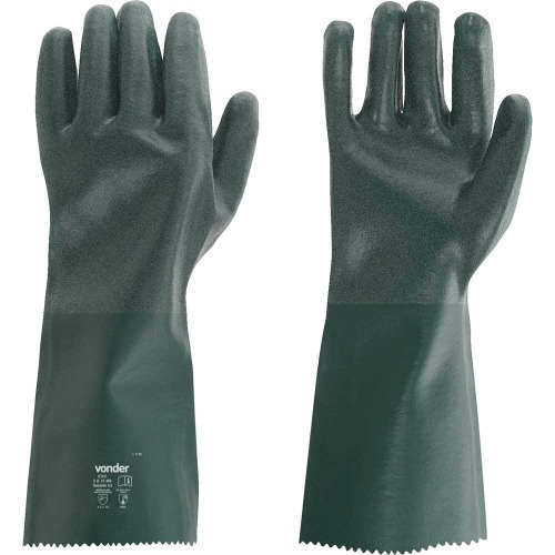 Kit 5 pares de luva de pvc spera com forro 36 cm - PAV 0026