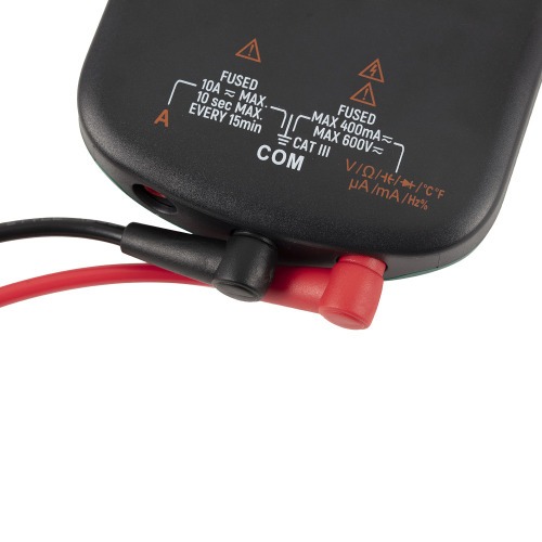 Multmetro digital com medio de temperatura 600V CAT III DC/AC - ST03057