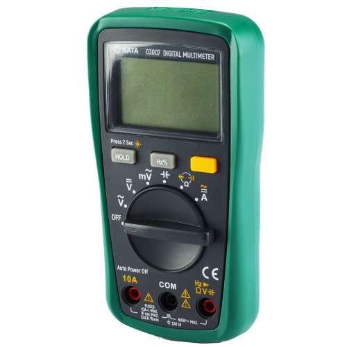 Multmetro digital mini com medio de frequncia 600V CAT III DC/AC - ST03007