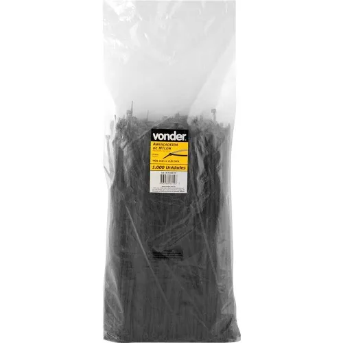 Abraçadeira de nylon 40 cm com 1.000 peças