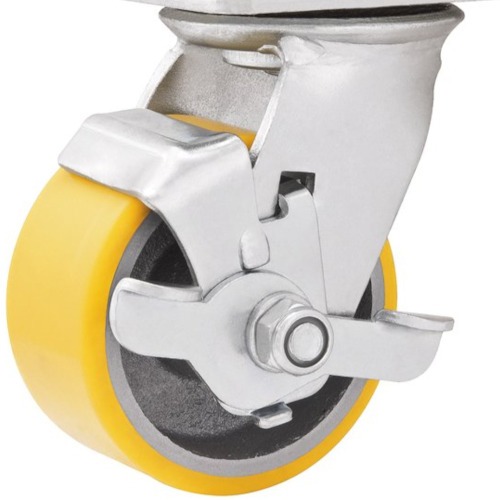 Rodzio giratrio de poliuretano e ferro fundido 5