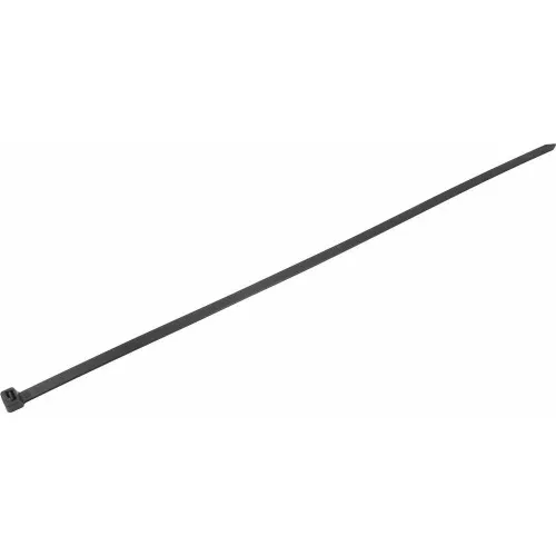 Abraçadeira de nylon preta 12 mm x 64 cm com 100 peças