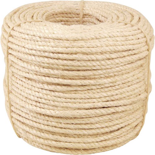 Corda de sisal 6 mm com rolo de 220 metros Corda de sisal 6 mm com rolo de 220 metros