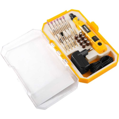 Microrret�fica a bateria 3,6V bivolt com 24 acess�rios MBV 036    110V/220V