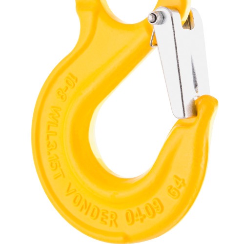 Gancho de ao com olhal e trava