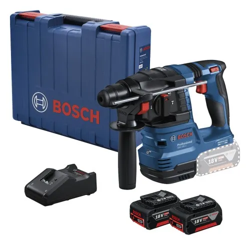 Martelete Perfurador e Rompedor a bateria 18V Brushless com 2 baterias - GBH 185-LI  110V/220V
