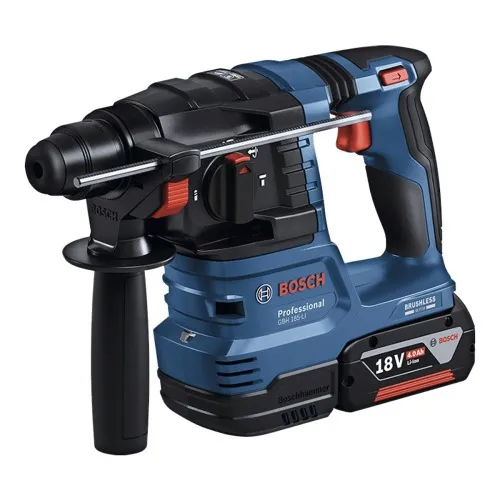 Martelete Perfurador e Rompedor a bateria 18V Brushless com 2 baterias - GBH 185-LI  110V/220V